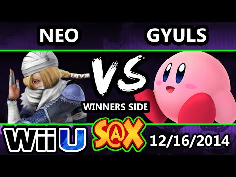 S@X - Neo (Sheik) Vs. Gyuls (Kirby) SSB4 Singles - Smash 4 Wii U