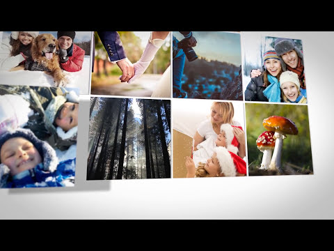 The Circle Mosaic Slideshow - Free After Effects template