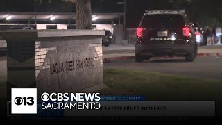 Police arrest 9 after armed robberies near Elk Grove schools