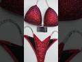 Sizzling Ruby Bikini Competition Suit (B168)