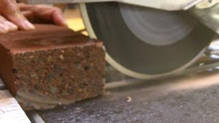 How to Cut a Brick With a Wet Saw