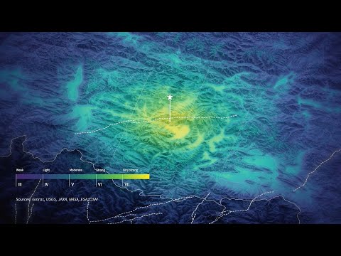 Video Thumbnail: Animated map: Earthquake in China's remote Tibet | AFP