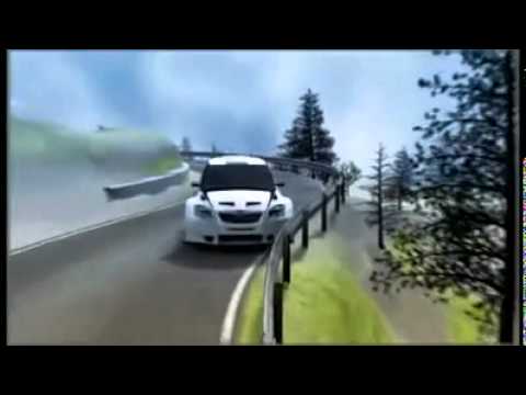 Robert Kubica crash 3D simulation  2011 Rally Ronde di Andora