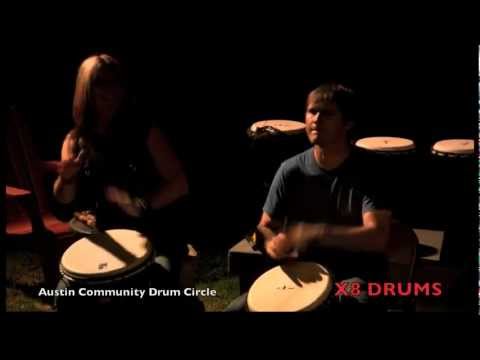 X8 DRUMS Community Drum Circle SOLO by Owen Towles!