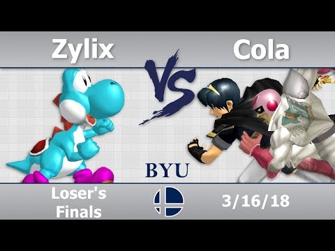 Zylix vs Cola | Loser's Finals -- BYU Melee Singles 3/16/18