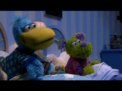 Trailer frame: Pajanimals bedrooms set where the shorts stage their lullabies and routines