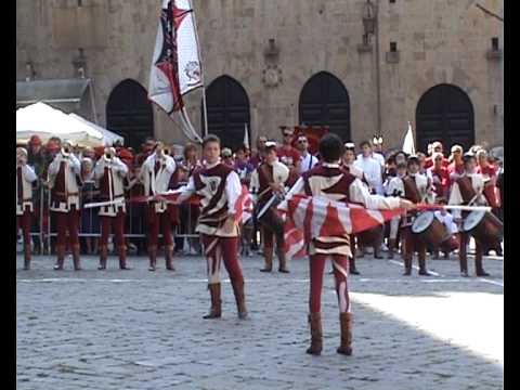 sbandieratori volterra coppia 2 fascia nazionali volterra 2010