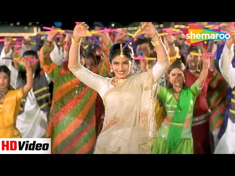 Dum Dum Danke Pe Chot Padi (HD)| Alka Yagnik, Udit Narayan | Ghulam-E-Mustafa (1997) | Dandiya Songs
