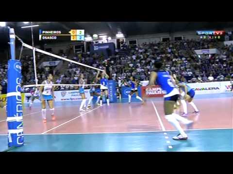 JG02 - PINHEIROS X MOLICO/OSASCO - Paulista de Vôlei Feminino 2014 - SEMI FINAL + GOLDEN SET