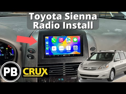 2004 - 2010 Toyota Sienna Radio Install