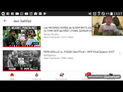 Reaccionando a batallas de rap en dem battles