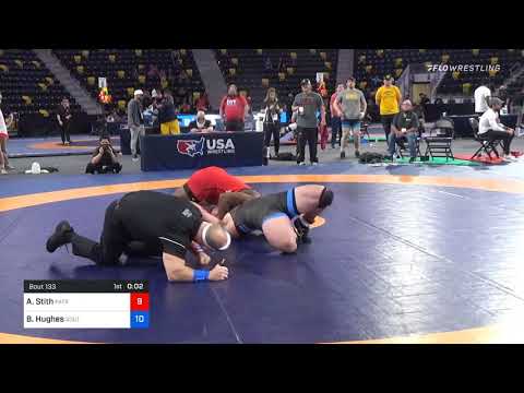 97 Kg Prelims - Austin Stith, Patriot Elite Wrestling Club Vs Ben Hughes, Southern Oregon Regional