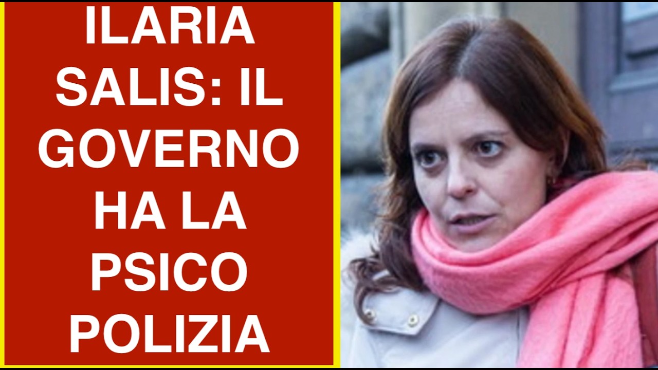 ILARIA SALIS: IL GOVERNO HA LA PSICO POLIZIA