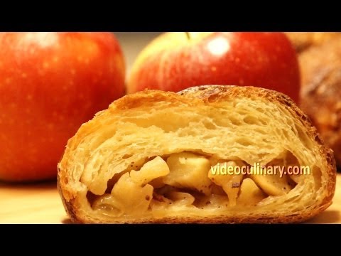 Danish Pastry with Apple Filling (Braided Coffee Cake) Recipe - Video Culinary