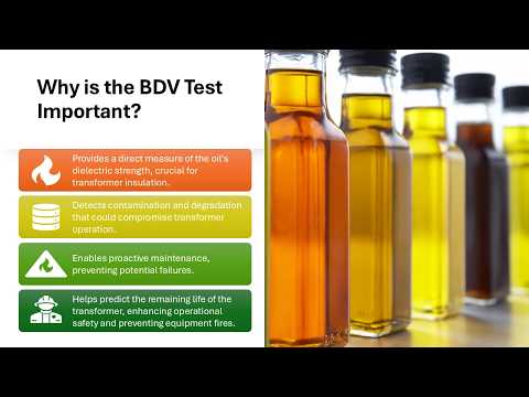 The Breakdown Voltage (BDV) Test for Transformer Oil