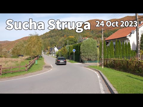Autumn Walk Sucha Struga in Poland - October 2023 | Walking Tour