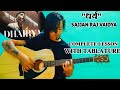 Dhairya - Sajjan Raj Vaidya | Guitar Lesson | Intro Plucking Chords Plucking | Improvising Solo |