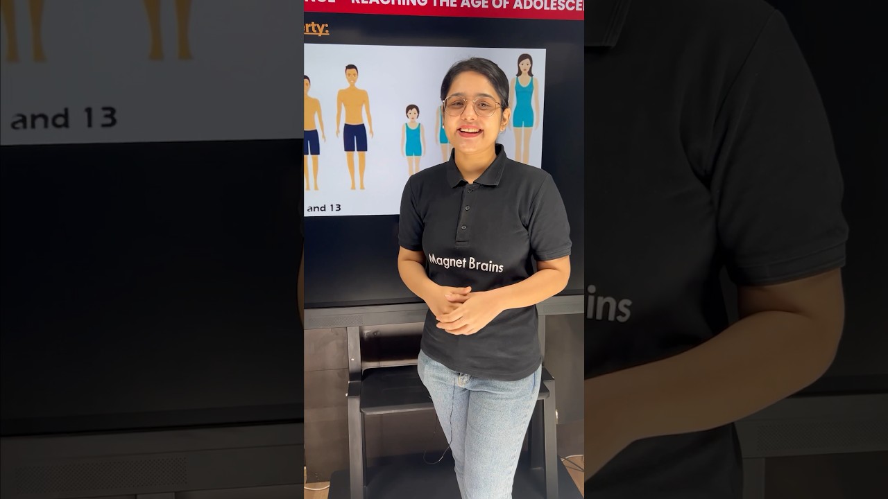 Changes at Puberty - Reaching the Age of Adolescence #shorts #science #magnetbrains #class8