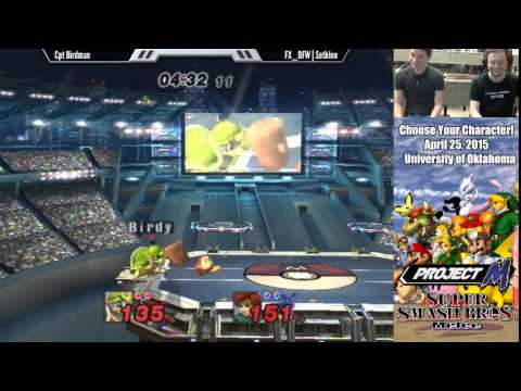 Cpt Birdman VS FX_DFW Sethlon - Project M Singles Winner's Semis