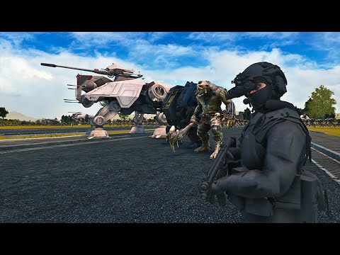 5,000,000 CRUEL KHORNE SOLDIERS ARE PLUNDERING CITIES - WARHAMMER 40K - Epic Battle Simulator2