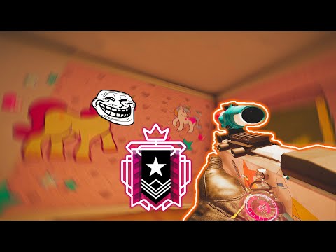 How A CHAMPION Trolls (Funny Moments) Ranked Highlights - Rainbow Six Siege