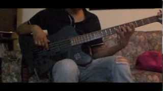 Eyes set to kill - Cover me up(Cover bass)