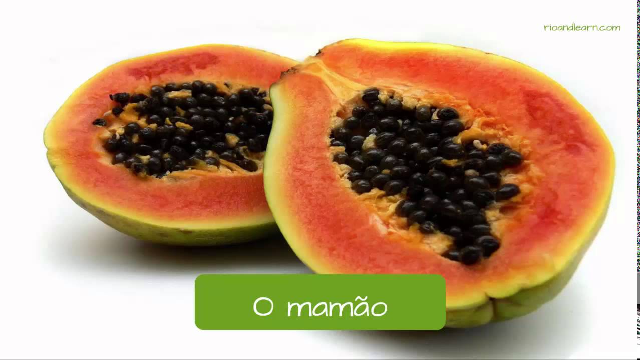 Fruits in Portuguese. Learn Portuguese, A Dica do Dia.