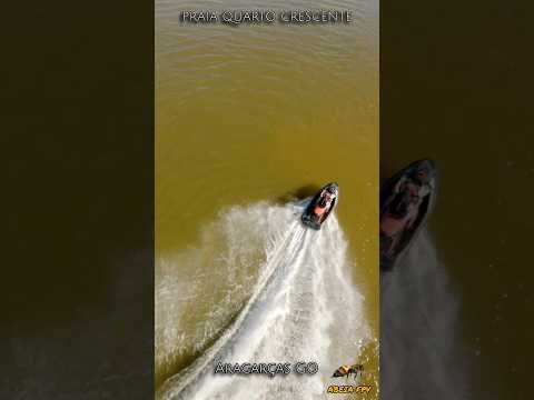 ABEIA #fpv #praia Quarto Crescente #aragarças GO #drone #turismo