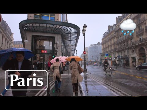 Paris, France 🌧️- Paris in the rain, September 2, 2025 - Paris walk 4K HDR