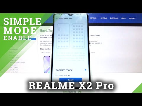 REALME X2 Pro – Turn On / Deactivate Easy Mode