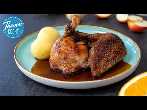 Knusprige Ente wie im Restaurant - mit einer leckeren Sauce