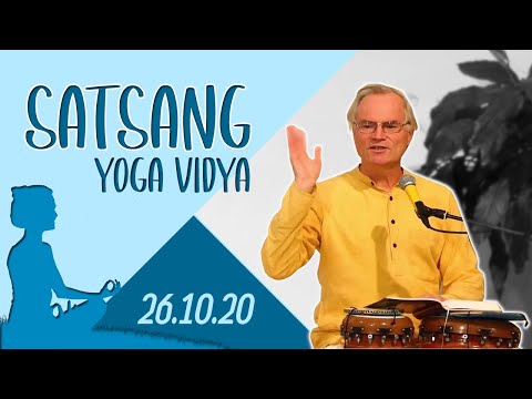 Satsang + Meditation + Mantrasingen + Arati mit Sukadev - Yoga Vidya live 7.00 Uhr - 26.10.2020