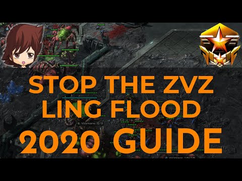 Grandmaster Zerg - Holding the Ling Flood Allins in ZvZ  - Scarlett Build - 14/13/12 Allin - GUIDE