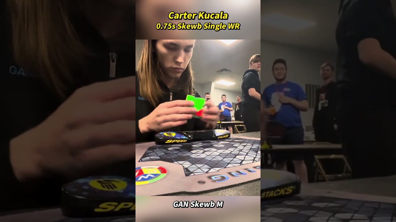 GANCUBE - Carter Kucala 0.75s Skewb Single World Record