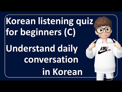 Test Your Korean Listening for beginner - Korean without subtitle