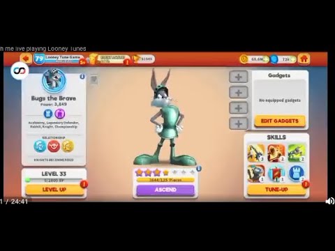 Looney Tune Game-Bugs the Brave Legendary Path Gameplay
