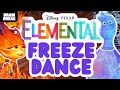 ELEMENTAL FREEZE DANCE | FLOOR IS LAVA | BRAIN BREAK | CHASE GAME