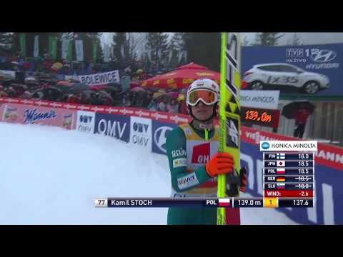 Kamil Stoch - 139 m - Planica 2014 - I seria, LIDER [HD]