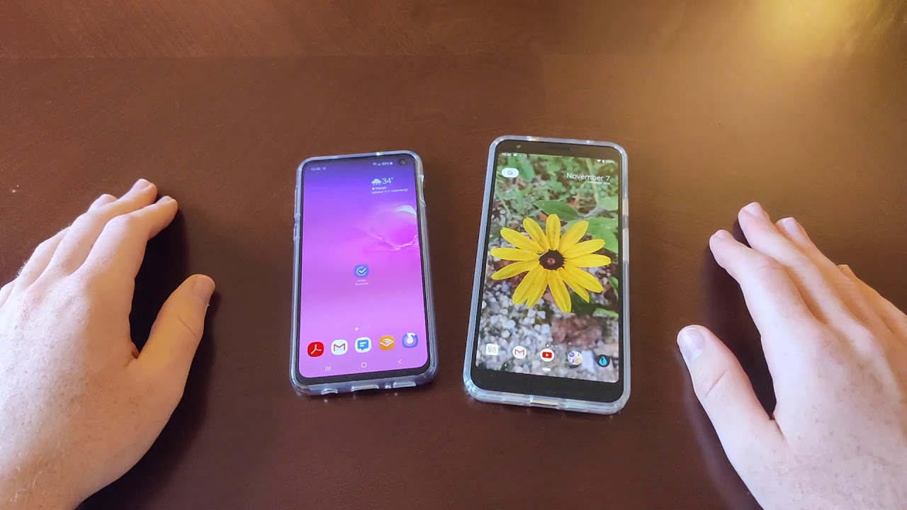 Samsung Galaxy S10e vs Google Pixel 3a XL - Speedtest Comparison