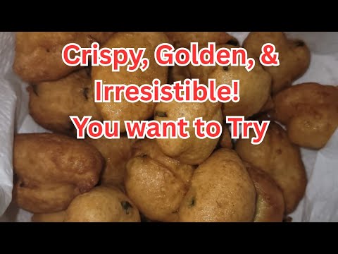 Crispy, Golden, & Irresistible! Pholourie Recipe You Must Try. #frying #food #breakfast #bread