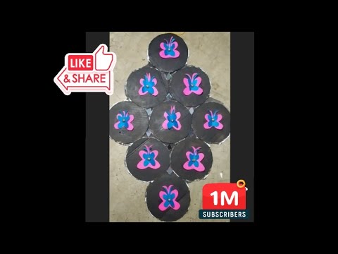 easy wall hanging cardboard flower../wall hanging idea..#wallcraft @Pranaticraftactivities..