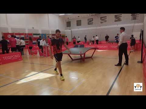 TEQPONG WC2019, SINGLES, QF - Aleksandr SMIRNOV (Estonia) - Roman KIESSLING (Austria)