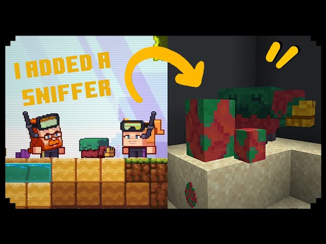 Minecraft Java Sniffer I ADDED SNIFFER TO MINECRAFT Minecraft Data Pack