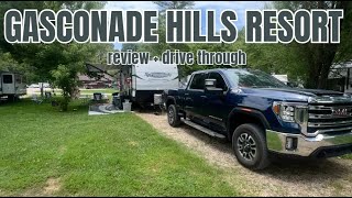 Gasconade Hills Resort Campground Review & Drive Through - Missouri Camping