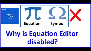 How to enable equation editor in MS word