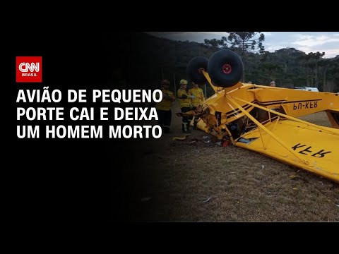 Queda de avião em Santa Catarina deixa um morto e uma mulher ferida | CNN NOVO DIA