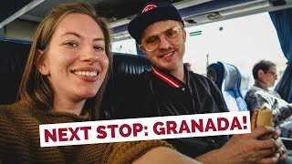 Valencia to Granada by Bus | Spain Travel Vlog