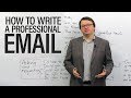 How to write professional emails in English