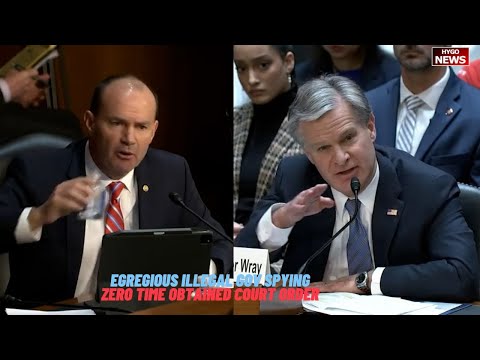 Sen. Lee on egregious illegal Gov spying on Americans, Zero time FBI have obtained a court order