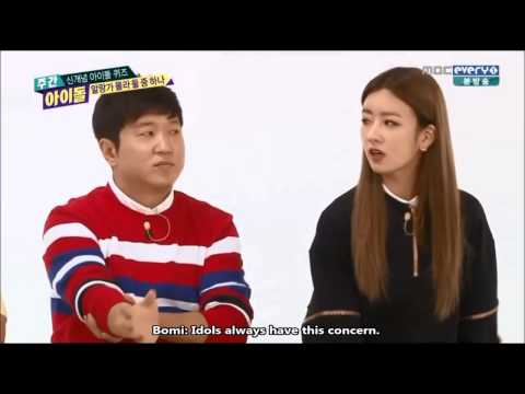 [Eng Sub] 141029 Bomi - Weekly Idol (Eating vs Sleeping)